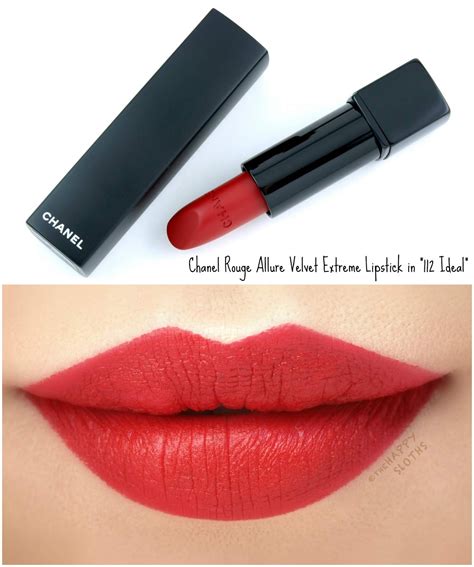 chanel rouge allure velvet 112|chanel rouge velvet review.